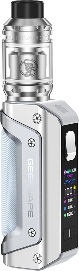 Geekvape Aegis Solo 3 — srebrny mod ze zbiornikiem