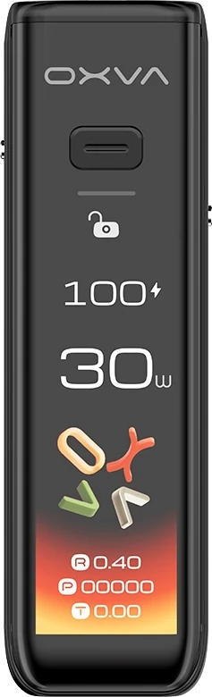 OXVA XLIM 3 ULTRA — czarny system pod z ekranem dotykowym