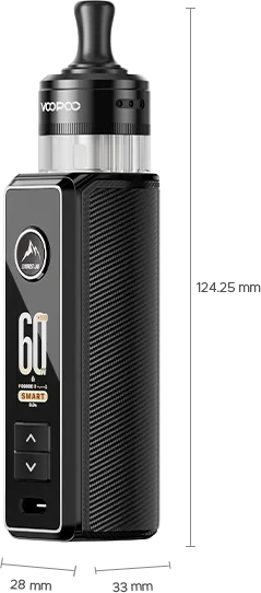 VOOPOO DRAG S3 — czarny pod mod z ekranem